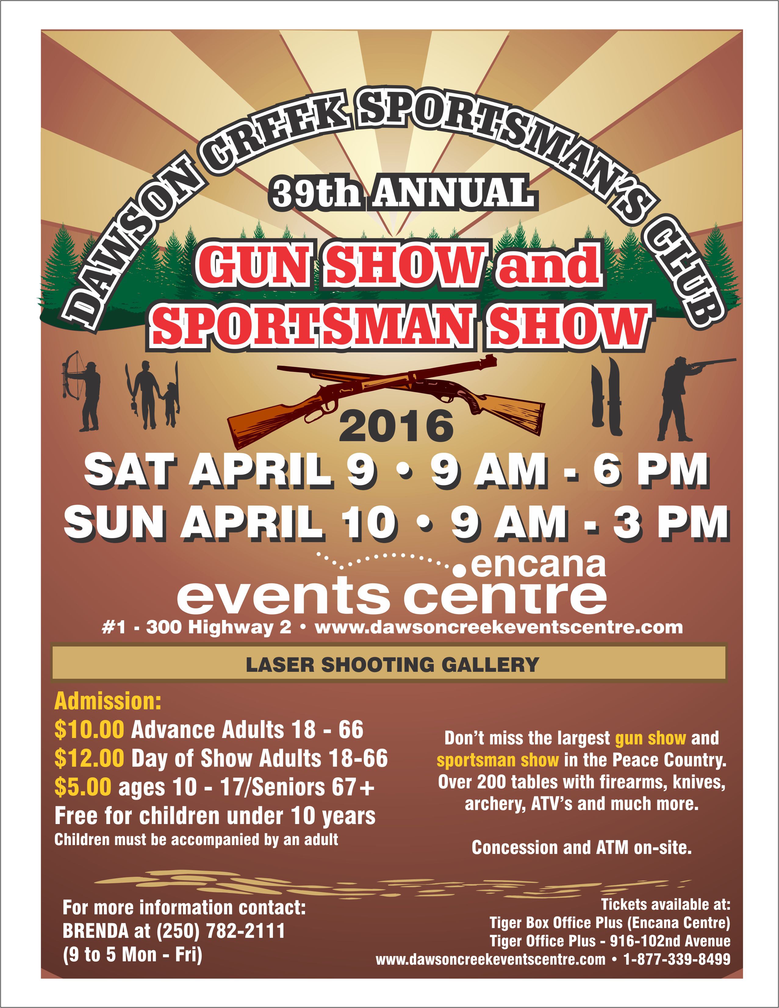 39th Annual Gun Show and Sportsman Show Ovintiv Events Centre