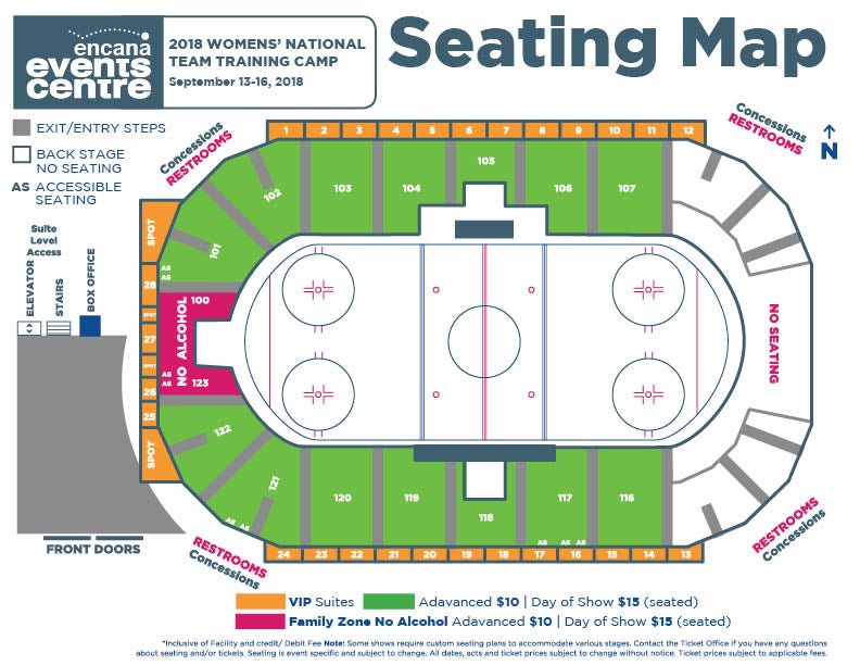 seating charts encana events centre dawson creek s abbotsford event center seating chart