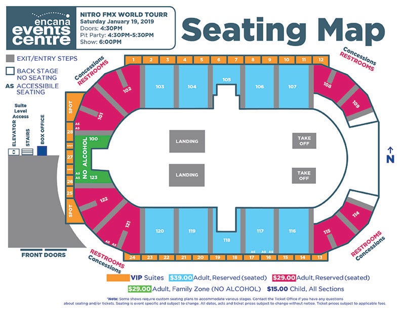 Extraco Events Center Seating Chart