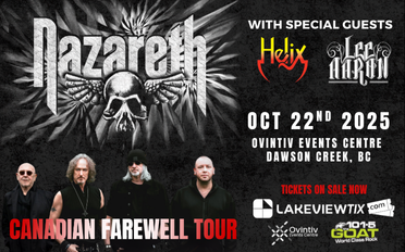 More Info for Nazareth with Special Guests Helix & Lee Aaron