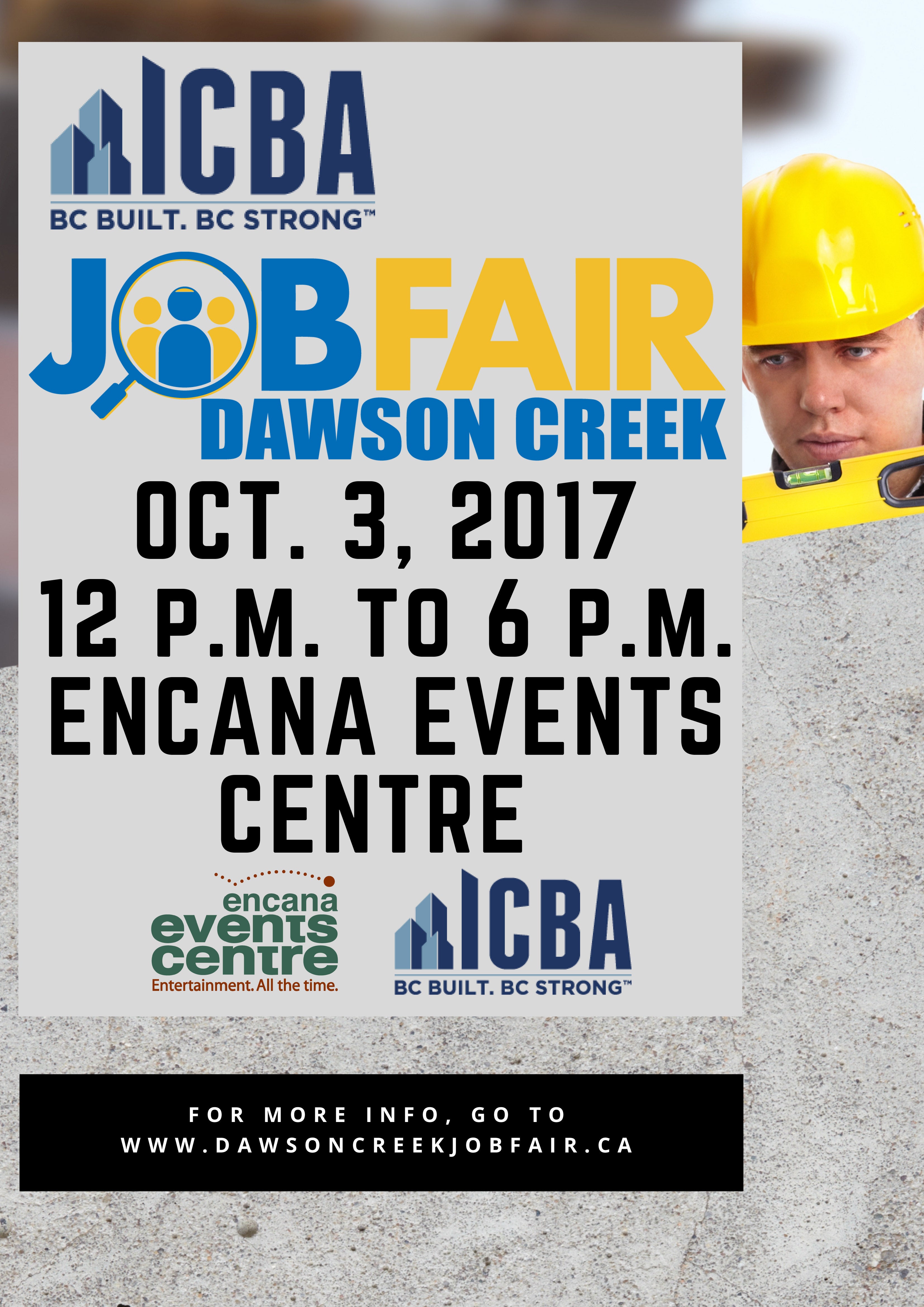 Dawson Creek Job fair Ovintiv Events Centre Dawson Creek's
