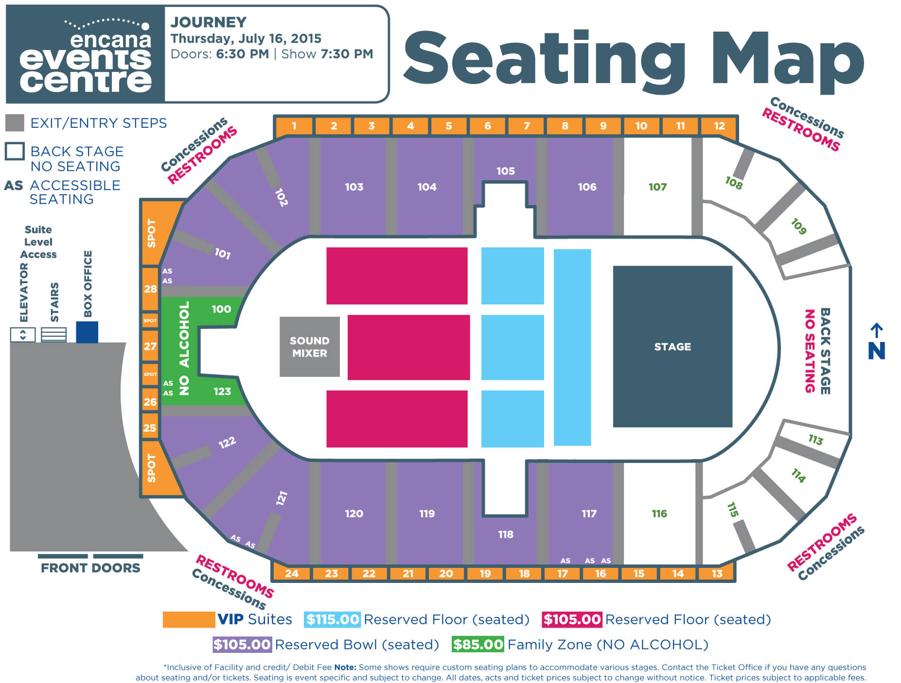 Mile One Seating Chart Hockey