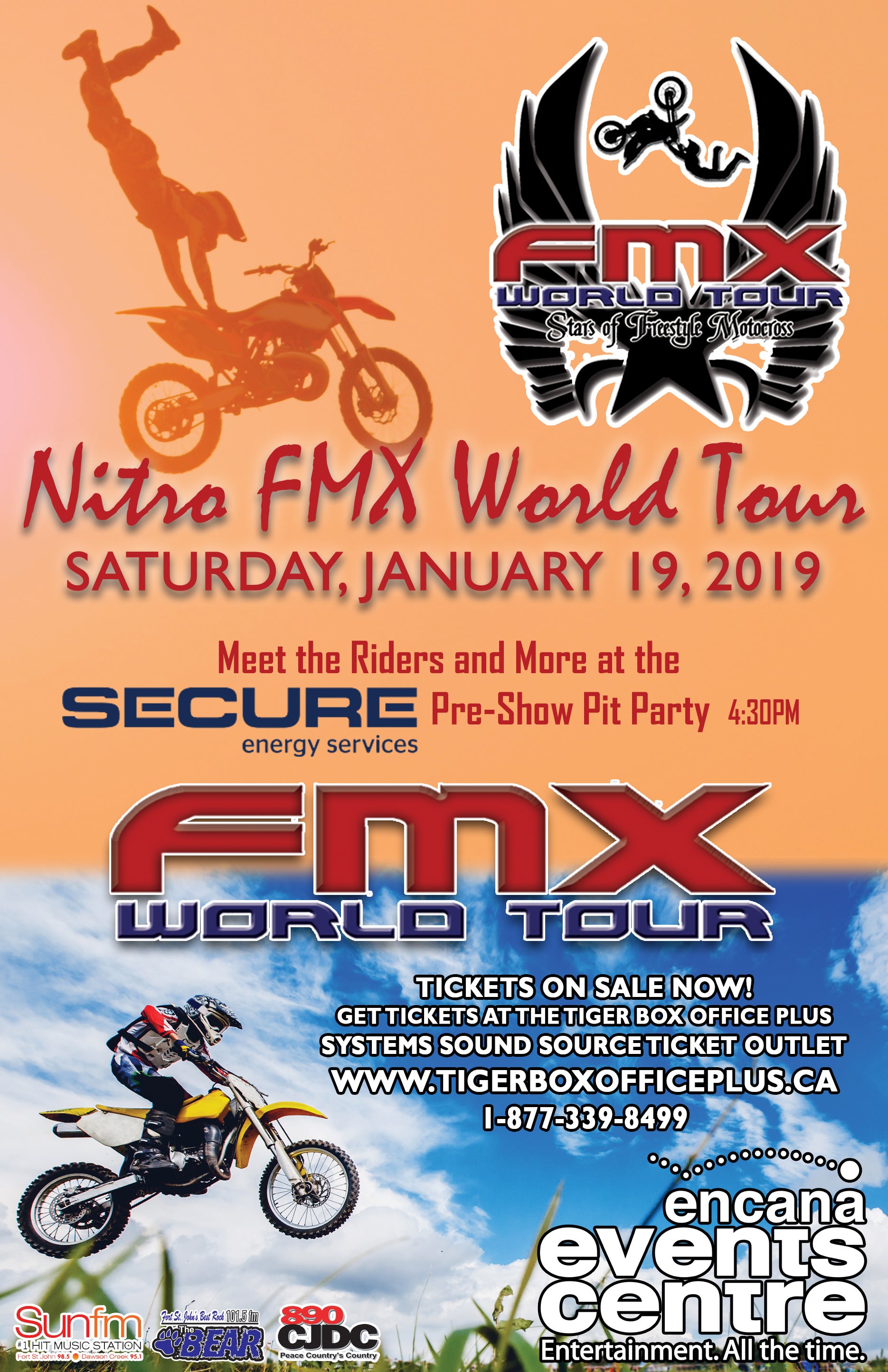 FMX World Tour  Ovintiv Events Centre – Dawson Creek's Entertainment Centre