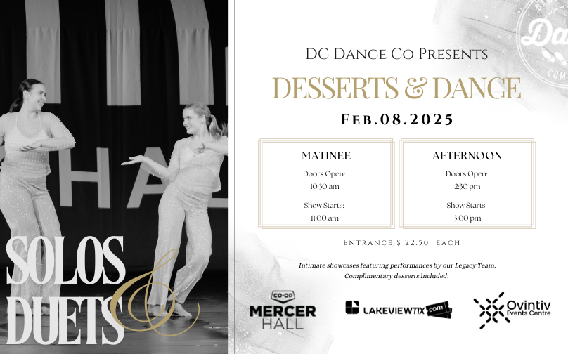 DC Dance Co Presents Desserts & Dance